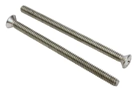 10-24 X 4'' Stainless Phillips Oval Head Machine Screw, (25 pc), 18-8 (304) Stainless