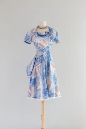 1940's Summer Sundress and Jacket By Maya de Mexico / Small