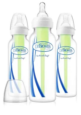 8 oz Options Narrow Bottle - 3pk