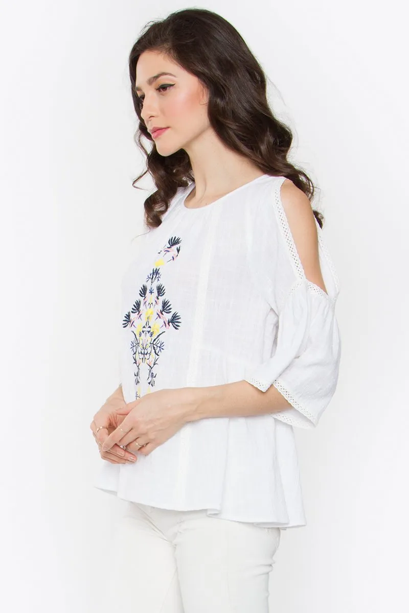 Alba Cold Shoulder Top