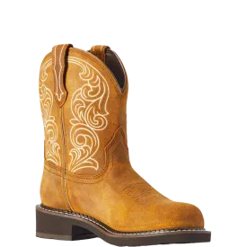 Ariat Ladies Fatbaby Heritage Waterproof Western Boot 10042417