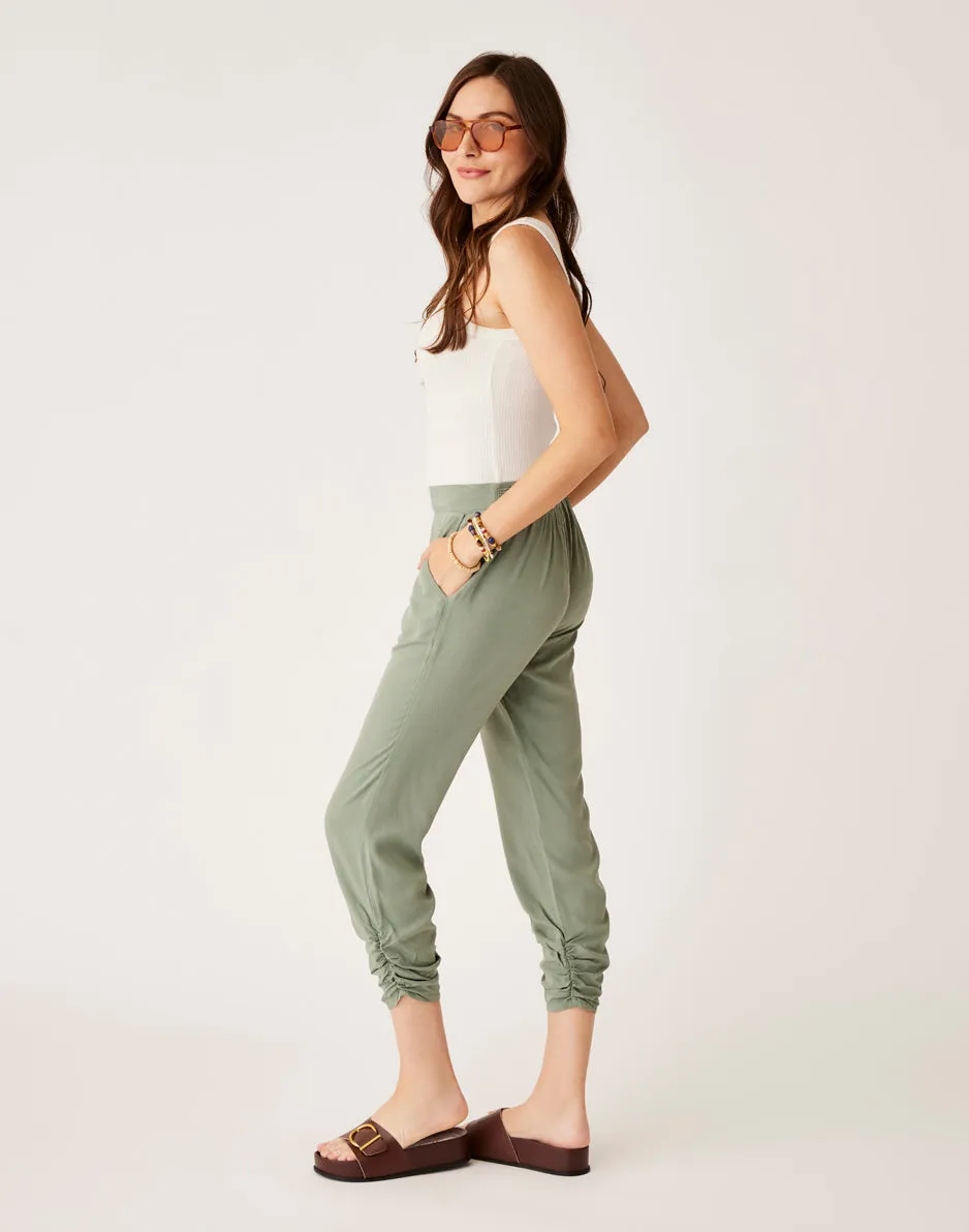 Avery Beach Pant: Light Cilantro