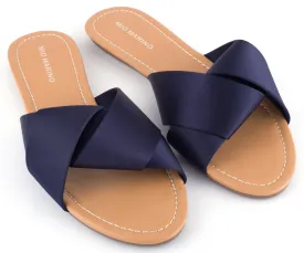 Bandeau Slipper Crossband Shoes