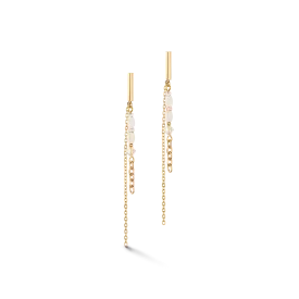 Brilliant Square Layer earrings gold