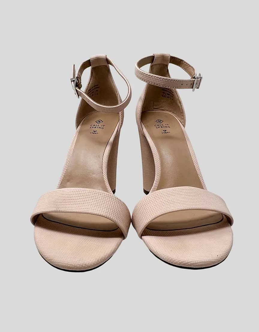 CALL IT SPRING Block Heel Sandals - 6.5 US