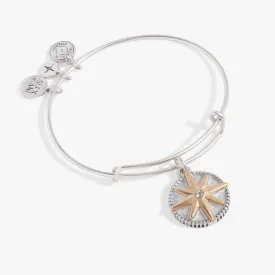 Compass Charm Bangle