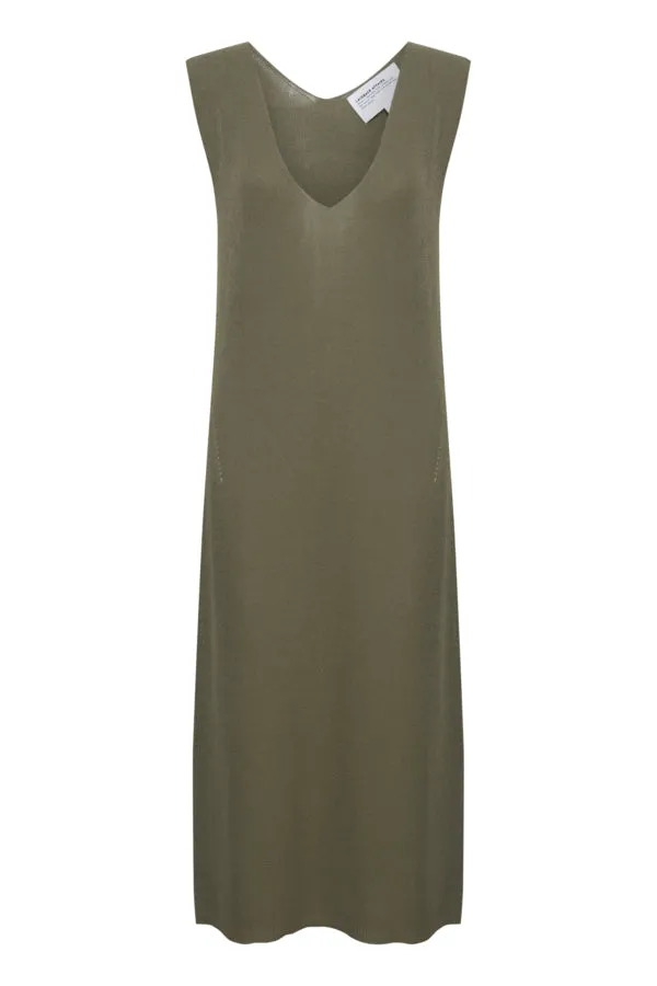 Cunari Midi Dress (Khaki)