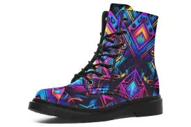 Cyber Lines Combat Boots