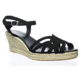 Eric Michael Marilyn Black Espadrilles Sandals