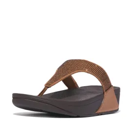 FitFlop Lulu Crystal Embellished Sandals - Bronze