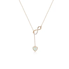 Heart Mother of Pearl Necklace