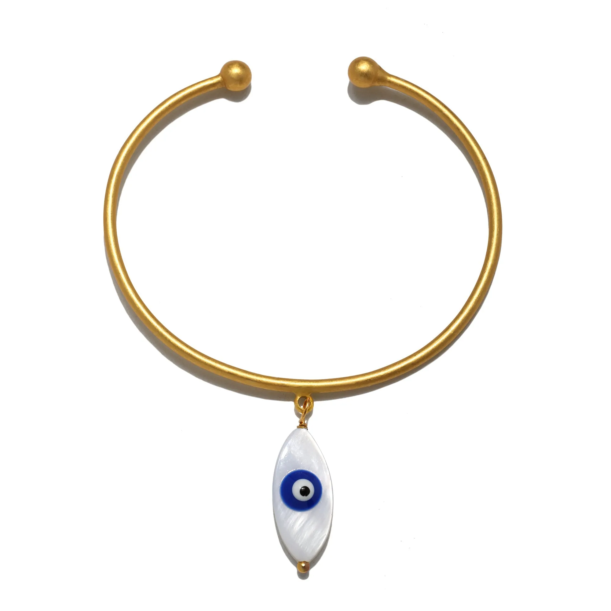 La Serena Evil Eye Cuff Bracelet