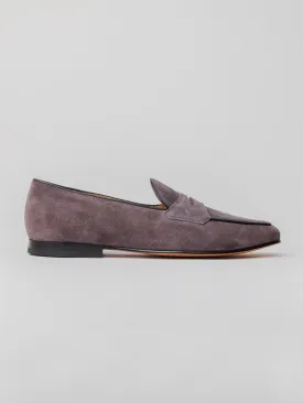 Lange Loafer - Charcoal Grey Suede