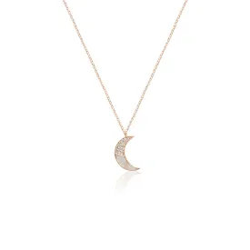 Moon Mother of Pearl Necklace