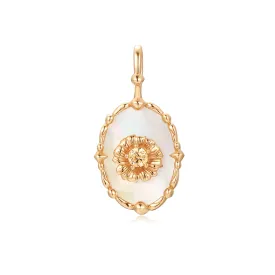 Mother of Pearl Gold Pendant - Aster