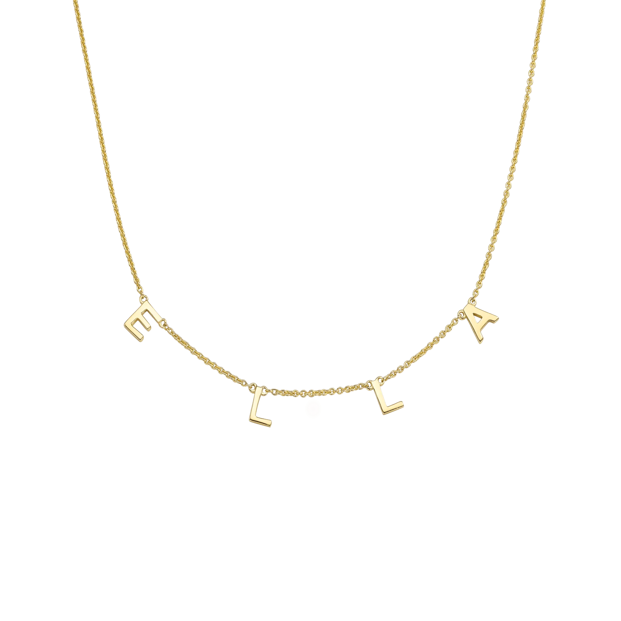 Name Necklace - 18K Rose Vermeil